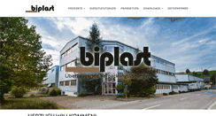 Desktop Screenshot of biplast.ch