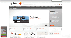 Desktop Screenshot of biplast.si